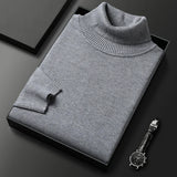 HOT SALE-50% OFF ✨Men's Solid Color Premium Turtleneck Sweater👔
