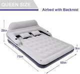 🔥(FREE SHIPPING)🔔King Size Inflatable Air Mattress Sofa Bed for Camping with Adjustable Back
