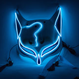 LED light-emitting fox mask