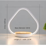 Cell phone wireless charging induction desk lamp