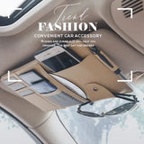 CAR SUN VISOR STORAGE BAG [PREMIUM LEATHER]