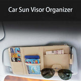 CAR SUN VISOR STORAGE BAG [PREMIUM LEATHER]