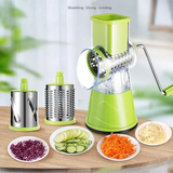 3-in-1 Manual Rotary Vegatable Fruit Slicer