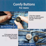 Jeans Retractable Button （3PCS）