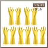 Rubber Thickened Cleaning Gloves