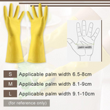 Rubber Thickened Cleaning Gloves