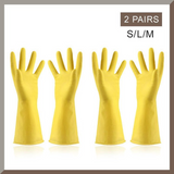 Rubber Thickened Cleaning Gloves