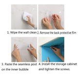 Foldable Bathroom Mural Storage Box