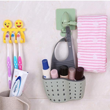 Double Sink Shelf Soap Sponge Drain Holder