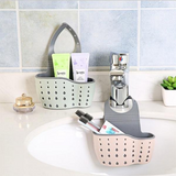 Double Sink Shelf Soap Sponge Drain Holder