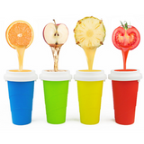 Squeeze Cup Slushy Maker, crushed ice slush