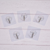 Seamless Adhesive Hook (10 Pcs)