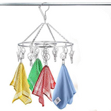 Windproof Stainless Steel Multi-Function Disc Clothes Hanger