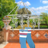 Windproof Stainless Steel Multi-Function Disc Clothes Hanger