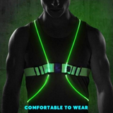 Night-Safe Multi-color Illuminated Reflective Strap