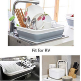 Kitchen Folding Drainage Dish Rack