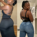 High-waisted abdominal buttocks shapewear