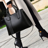 Casual simple large-capacity ladies handbag