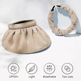 Ladies Outdoor Sun-Protect Shade Folding Headband Shell Sun Hat ($5 off 2nd one)