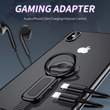 Headphone Adapter Ring Holder Dual Lightning Adapter & Ring Holder