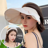 Ladies Outdoor Sun-Protect Shade Folding Headband Shell Sun Hat ($5 off 2nd one)