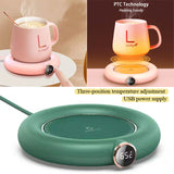 Intelligent USB desktop warm coaster 55 degrees touch thermostat coaster