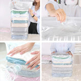 Vacuum Compression Suction-free Storage Bag (10 in a pack)