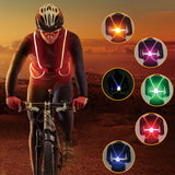 Night-Safe Multi-color Illuminated Reflective Strap