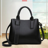 Casual simple large-capacity ladies handbag