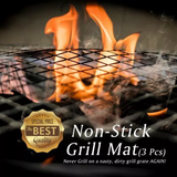 Teflon Non-Stick Grill Mat (3 Pcs)