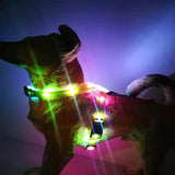 LED light-emitting dog collar leash chest harness waterproof charging