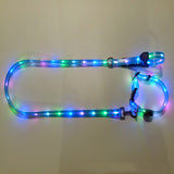 LED light-emitting dog collar leash chest harness waterproof charging