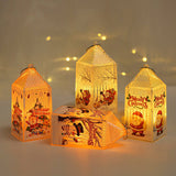 🎅Christmas LED decorative lights 1 package (Santa Claus + Christmas tree + Christmas moose + Christmas snowman)