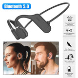 Bone conduction Bluetooth over-ear headphones