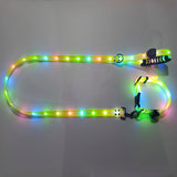 LED light-emitting dog collar leash chest harness waterproof charging