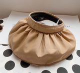 Ladies Outdoor Sun-Protect Shade Folding Headband Shell Sun Hat ($5 off 2nd one)